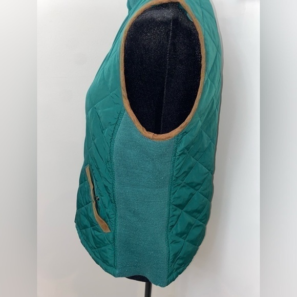 Croft & Barrow Womens Green Quilted Vest Size Small - Picture 5 of 5